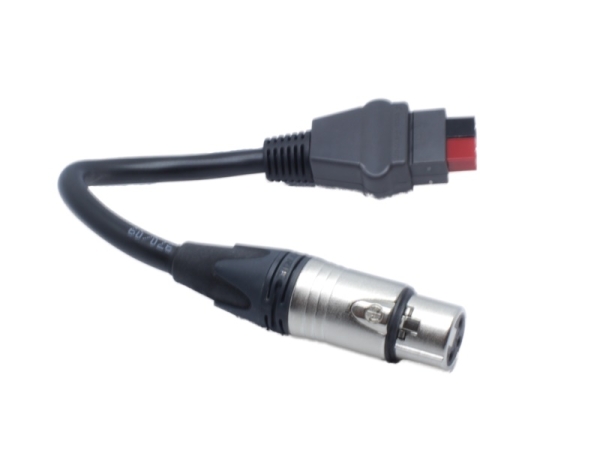 Adapter Kabel für Golfcaddy Trolley Akku 2 Anderson auf XLR3 Anschluss Verbinder